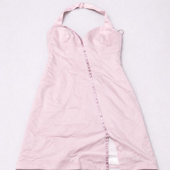 Gaelle Paris Dresses & Skirts - Gaelle Paris Womens IT 40 Pink Halter Midi Dress